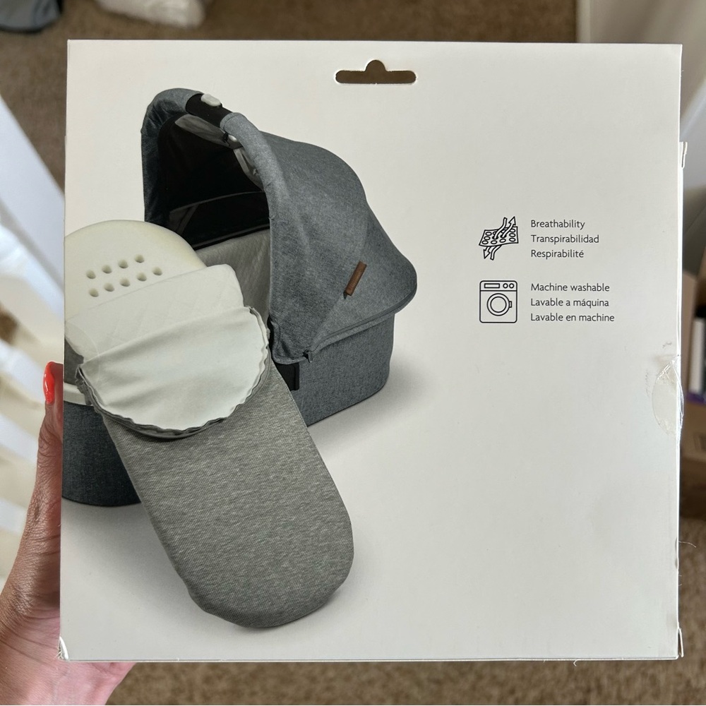 UPPAbaby Bassinet Mattress Cover - Gray Heather